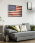 Фото #5 товара 'American Dream 2' Arte De Legno Digital Print on Solid Wood Wall Art - 24" x 36"