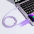 Фото #6 товара Kabel przewód do iPhone USB-A - Lightning 2.4A 1.2m fioletowy