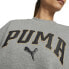 Фото #3 товара Puma Hoops Gold Standard Crew Sweatshirt Womens Size M Athletic Casual 6221740