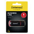 Фото #3 товара Intenso 8GB USB2.0 - 8 GB - USB Type-A - 2.0 - 28 MB/s - Cap - Black - Red
