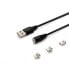 Savio CL-155 - 2 m - USB A - USB C/Micro-USB B/Lightning - USB 2.0 - 480 Mbit/s