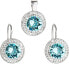 Set á la Kate Middleton 39107.3 light turquoise (earrings, pendant)