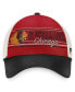 ფოტო #4 პროდუქტის Men's Red, Black Chicago Blackhawks True Classic Retro Trucker Snapback Hat