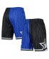 Фото #4 товара Men's Blue, Black Orlando Magic Hardwood Classics 1994 Split Swingman Shorts