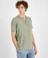 Фото #1 товара Men's Short-Sleeve Henley Shirt