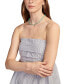 Women's Cotton Ruched Poplin Tube Top