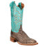 Фото #2 товара Justin Boots Rumer Embroidery Snip Toe Cowboy Womens Size 6 B Casual Boots L703