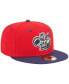 ფოტო #3 პროდუქტის Men's Red Lake County Captains Theme Nights 20th Anniversary Alternate 3 59FIFTY Fitted Hat