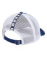 ფოტო #2 პროდუქტის Men's Navy, White Washington Capitals Cross Sticks Trucker Adjustable Hat