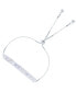 ფოტო #1 პროდუქტის Cubic Zirconia Round and Baguette Bar Adjustable Bolo Bracelet in Sterling Silver (Also in 14k Gold Over Silver)