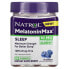 Natrol, Melatonin Max, для сна, голубика, 10 мг, 80 жевательных таблеток