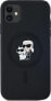 Karl Lagerfeld Karl Lagerfeld KLHMN61SCMKCRHK iPhone 11 / Xr 6.1" czarny/black hardcase Silicone Karl & Choupette MagSafe - фото #3