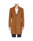 ფოტო #1 პროდუქტის Men's Tailored Wool Blend Notch Collar Wool Blend Walker Car Coat