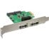 Фото #1 товара InLine SATA 6Gb/s Controller Card 2+2 Channel PCIe without RAID