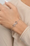 Fashion silver bracelet with zircons BRC47W