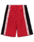 ფოტო #1 პროდუქტის Men's Red and Black Chicago Bulls Big and Tall Tape Mesh Shorts