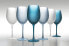 Фото #5 товара Villa d'Este Home Tivoli Blue Dream Set of 6 Frosted Glasses 550 ml