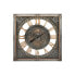 Фото #1 товара Настенные часы Home ESPRIT Серый Позолоченный Серебристый Стеклянный Железо 80 x 10 x 80 см