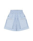 Фото #1 товара Women's Striped Mini Shorts with Pockets