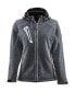 Фото #1 товара Plus Size Fleece Lined Extreme Sweater Jacket with Removable Hood