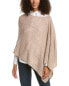 Фото #1 товара In2 By Incashmere Ribbed Cashmere Poncho Women's Brown
