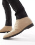 Фото #4 товара ASOS DESIGN chukka boots in stone faux suede