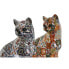 Фото #2 товара Декоративная фигура Home ESPRIT Разноцветный кот Средиземноморье 11 x 10 x 16 cm (2 штук)
