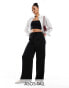 Фото #1 товара ASOS DESIGN Tall satin pull on trouser in black