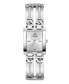 ფოტო #1 პროდუქტის Women's Analog Silver-Tone 100% Steel Watch 39mm