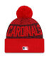 Фото #2 товара Men's Red St. Louis Cardinals Authentic Collection Sport Cuffed Knit Hat with Pom