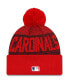 Men's Red St. Louis Cardinals Authentic Collection Sport Cuffed Knit Hat with Pom