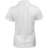 Фото #2 товара SHOEBACCA Solid Jersey Short Sleeve Polo Shirt Womens White Casual P39919-WHT-SB