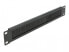 Фото #2 товара Delock 66288 - Cable management panel - Black - Metal - 1U - 48.3 cm (19") - 44.2 mm