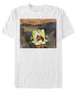 Фото #1 товара Men's Sponge Scream Short Sleeve Crew T-shirt