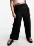 Фото #7 товара ASOS DESIGN Curve elastic waist tailored trouser in black