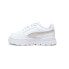 Фото #3 товара Puma Mayze Stack Iridiscent Lace Up Toddler Girls White Sneakers Casual Shoes 3