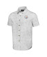 Men's NFL x Darius Rucker Collection by White Pittsburgh Steelers Woven Short Sleeve Button Up Shirt