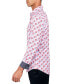Фото #3 товара Men's Regular-Fit Non-Iron Performance Stretch Flower-Print Button-Down Shirt