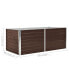 Фото #2 товара Raised Garden Bed 63"x31.5"x17.7" Galvanized Steel Brown