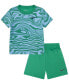 ფოტო #1 პროდუქტის Little Boys Paint Dri-FIT T-shirt and Shorts, 2 Piece Set