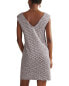 Фото #2 товара Boden Sleeveless Jersey Linen-Blend Shift Dress Women's
