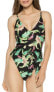 Isabella Rose 262034 Women's Islander Sash Black One Piece Swimsuits Size S