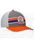 Фото #3 товара Men's Gray, Orange Clemson Tigers Aurora Trucker Adjustable Hat