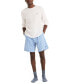 ფოტო #4 პროდუქტის Men's Plaid Poplin Pajama Shorts