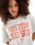 Фото #2 товара 47 Brand unisex Boston Red Sox t-shirt in grey marl