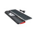 Contour Design RollerMouse Red - Ambidextrous - Rollerbar - USB Type-A - 2800 DPI - Black - Red - Silver