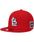 Фото #1 товара Men's Red St. Louis Cardinals 2006 World Series Wool 59FIFTY Fitted Hat