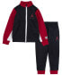 ფოტო #1 პროდუქტის Toddler Boys Jumpman By Nike Tricot Jacket and Pants, 2 Piece Set