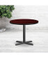 Фото #5 товара 36" Round Laminate Table Top With 30"X30" Table Height Base