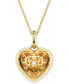 ფოტო #4 პროდუქტის Gold-Tone Hyperbola Pendant Octagon Cut Necklace, 15" + 2-3/4" extender